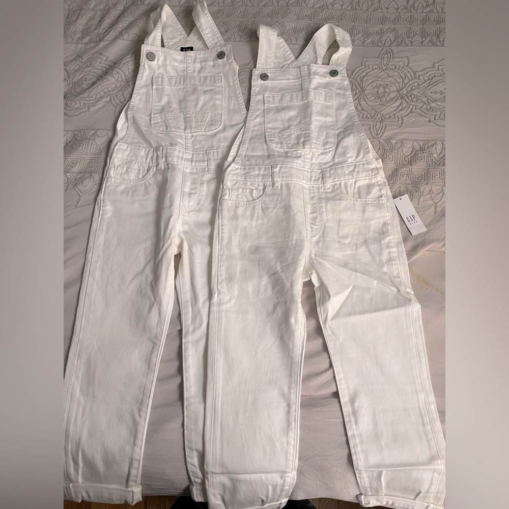 Gap jean white jumpsuits for kids